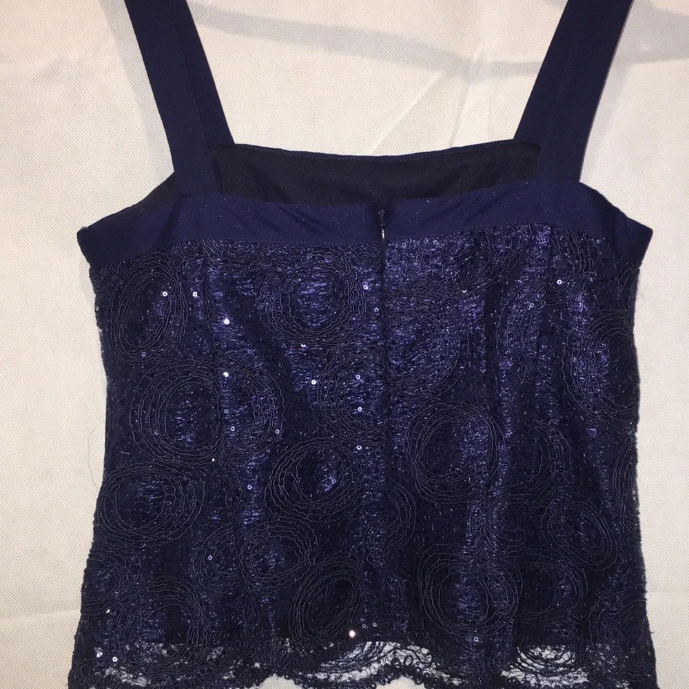 Cachet Blouse And Jacket Evening Wear Set Midnight Blue | Size 8